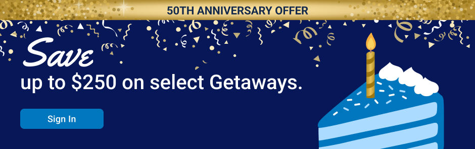 Save up to $250 on your next Getaway